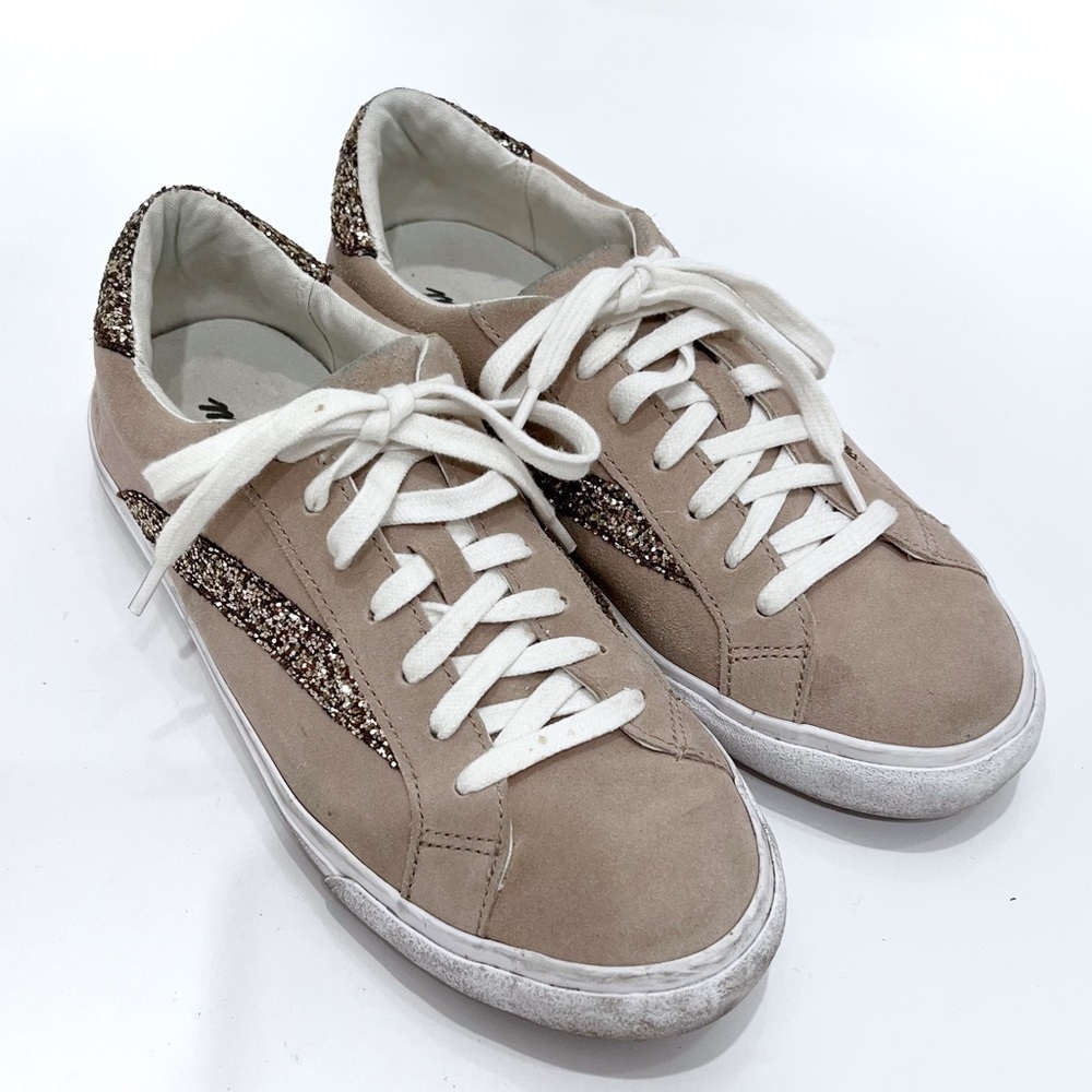 Madewell Sidewalk Glitter Sparkles Sneakers Size 7.5